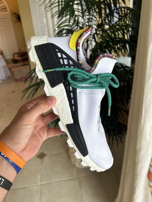 Size 10 - Adidas NMD Hu Pharrell Inspiration Pack White