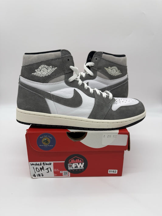 Size 10 - Jordan 1 Retro OG High Washed Black