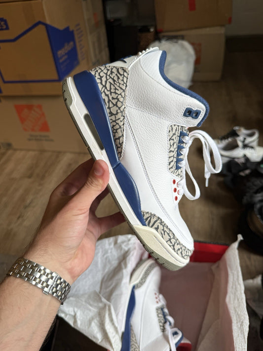Size 8 - Jordan 3 Retro True Blue (2016)