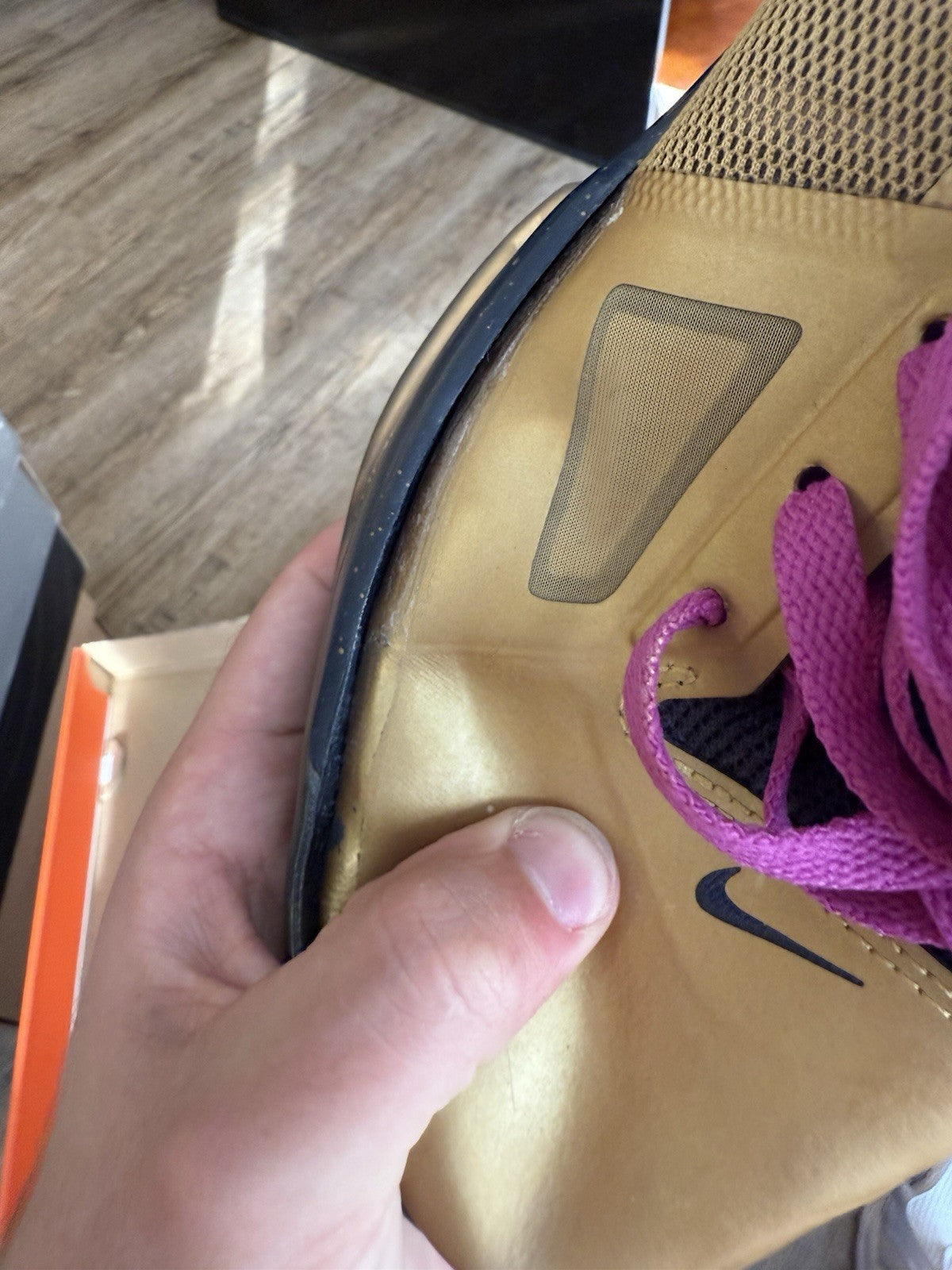 Size 9.5 - KD 4 Gold Medal London Olympics (SEPERATING)