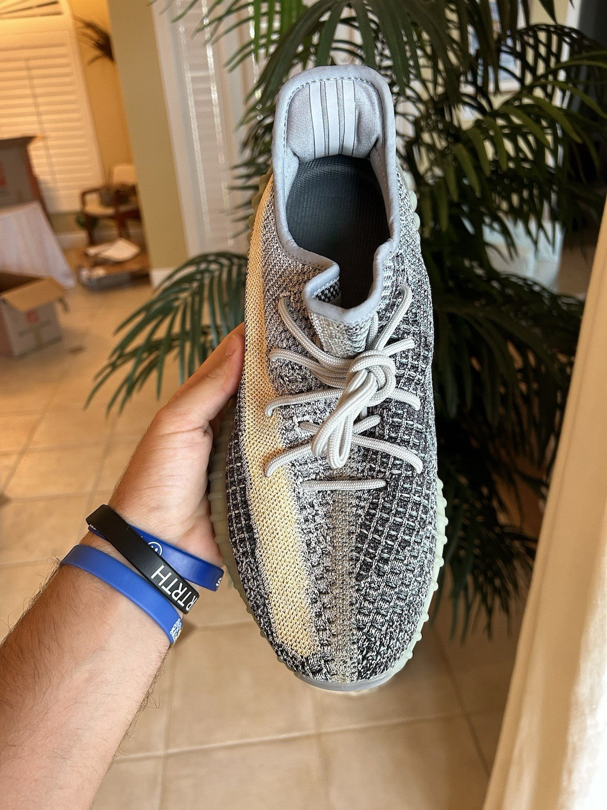 Size 10 - Adidas Yeezy Boost 350 V2 Ash Blue