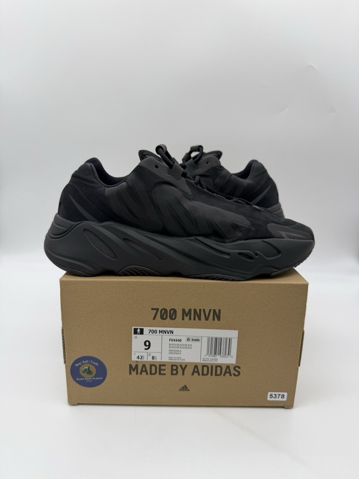 Size 9 - adidas Yeezy Boost 700 MNVN Triple Black