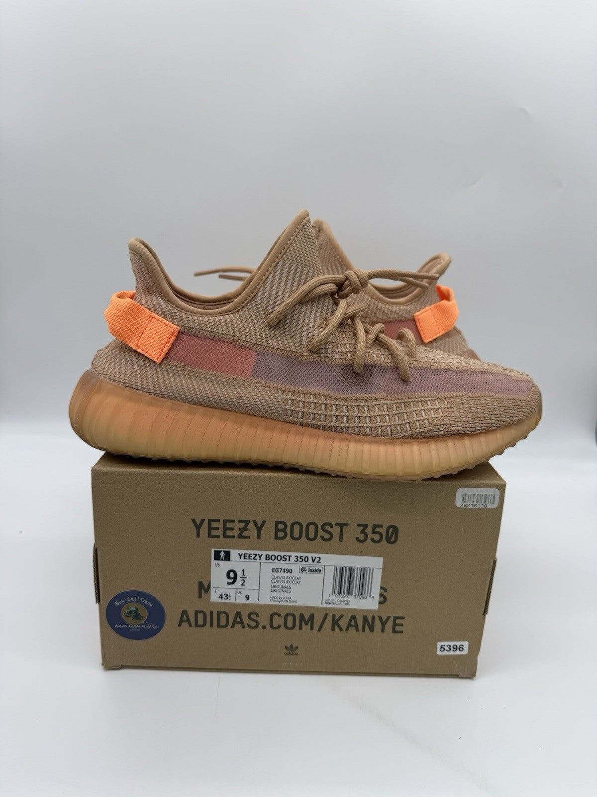 Size 9.5 - adidas Yeezy Boost 350 V2 Clay