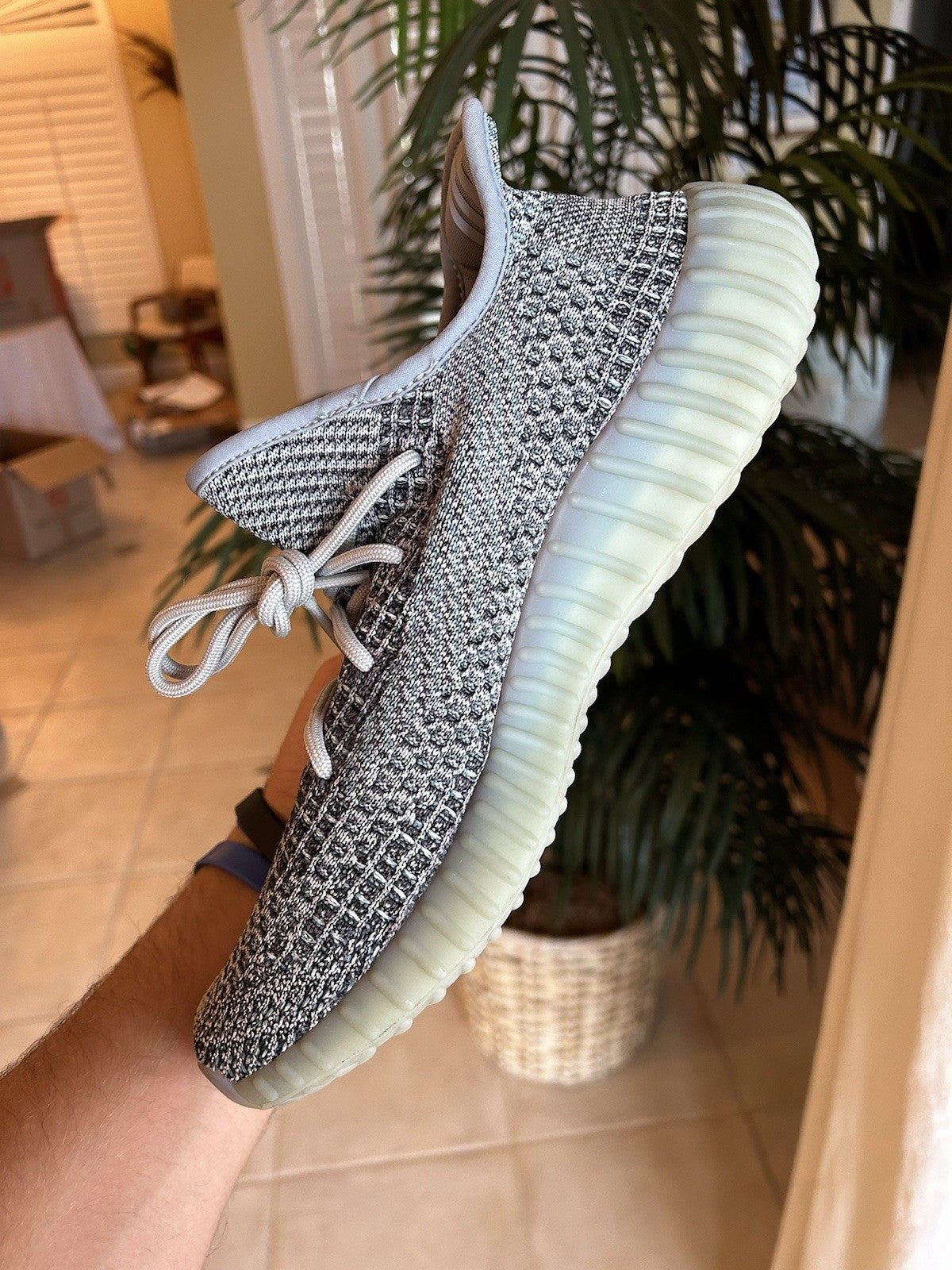 Size 10 - Adidas Yeezy Boost 350 V2 Ash Blue
