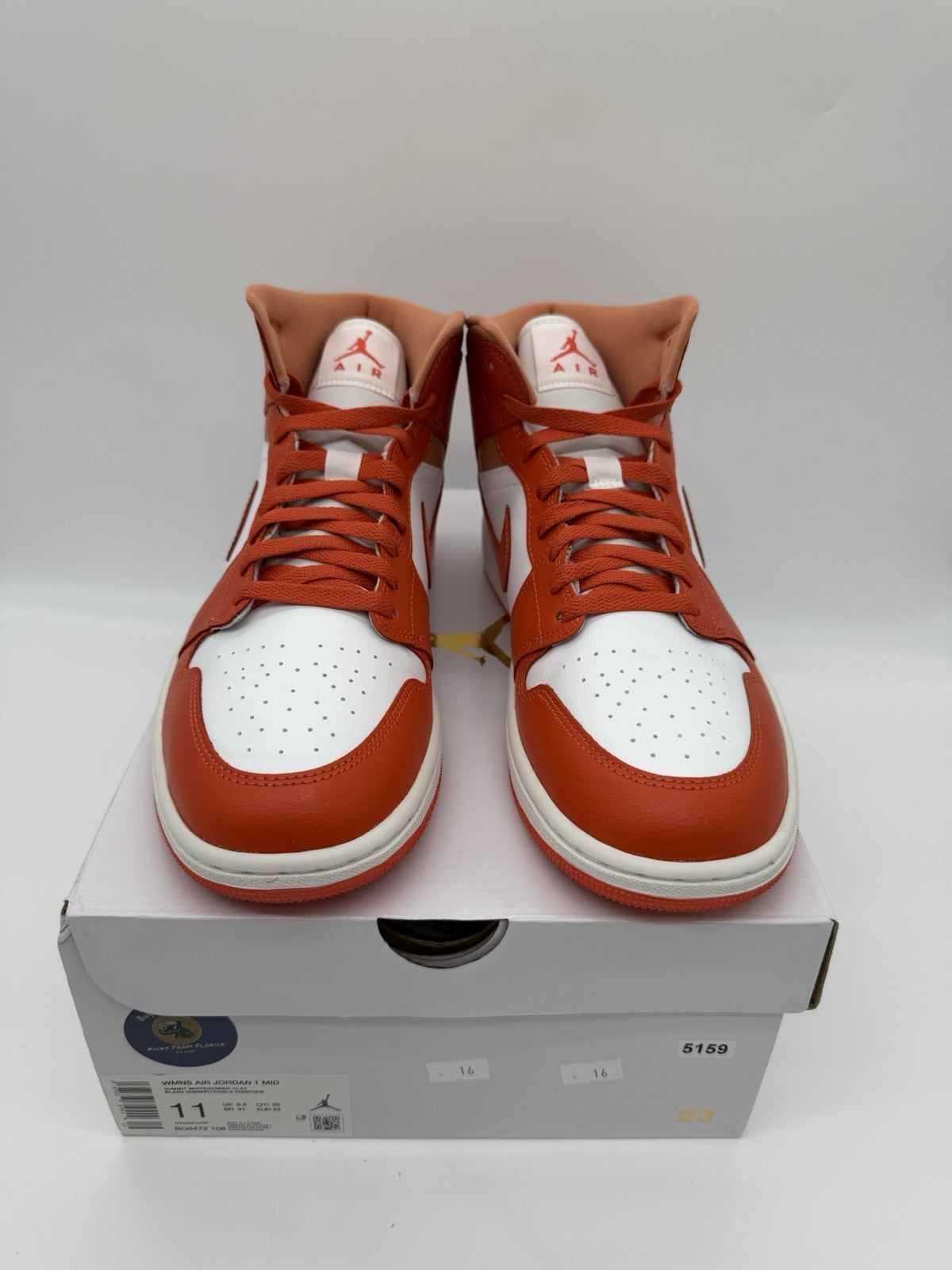Size 9.5M/11W - Jordan 1 Mid Cosmic Clay W (Brand New)