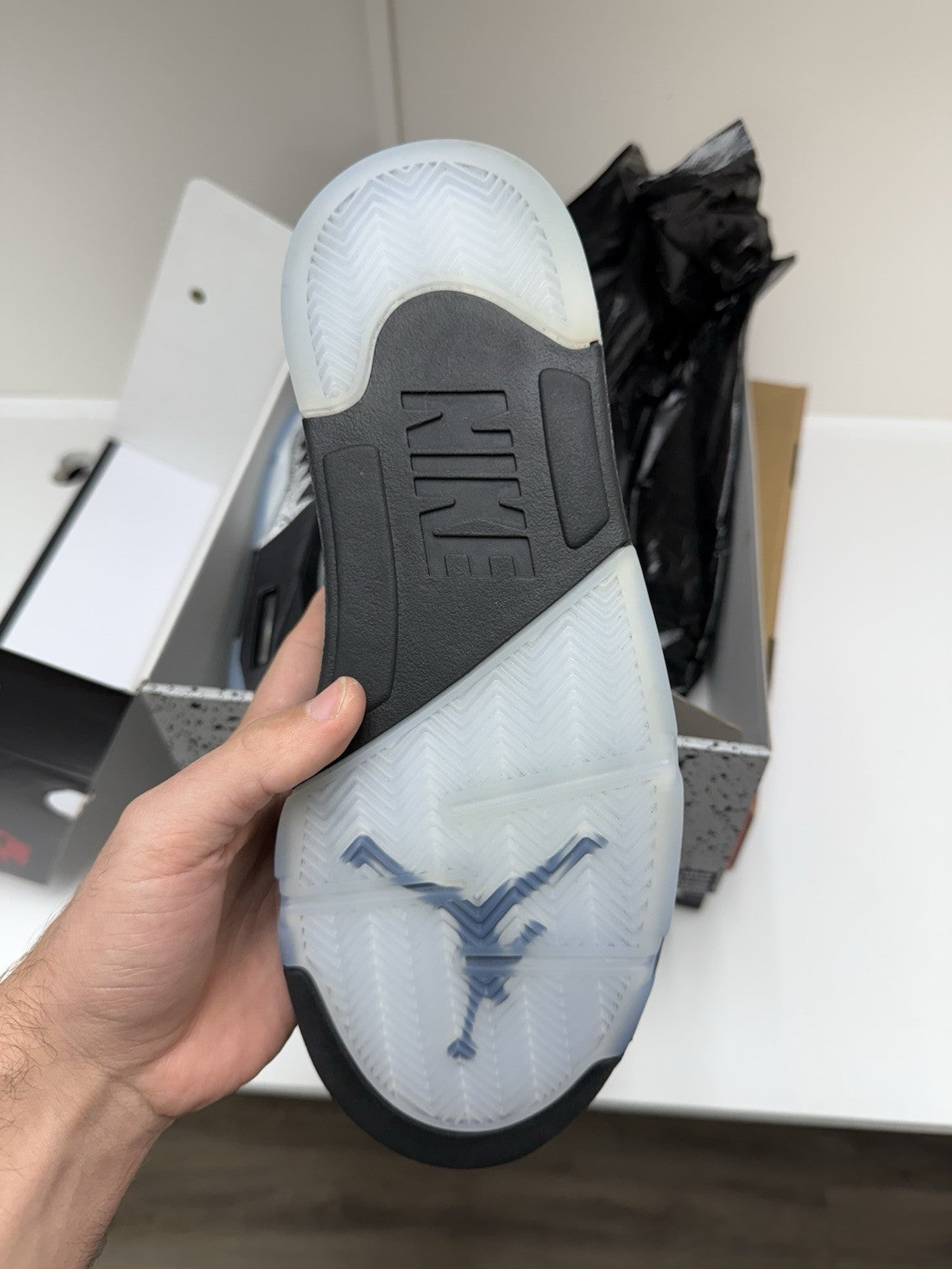 Size 9 - Jordan 5 Retro OG Black Metallic Reimagined