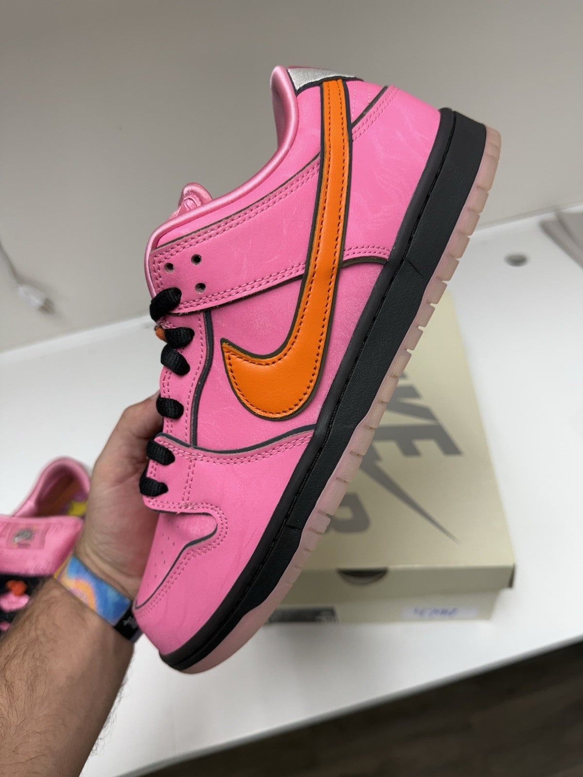 Size 10.5 - Nike SB Dunk Low Powerpuff Girls Blossom