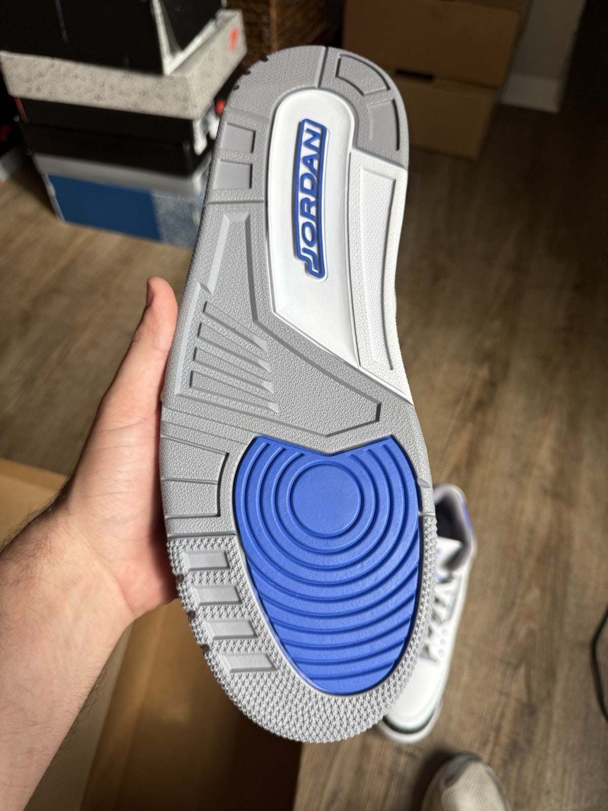 Size 14 - Jordan 3 Retro Mid Racer Blue (Brand New Replacement Box)