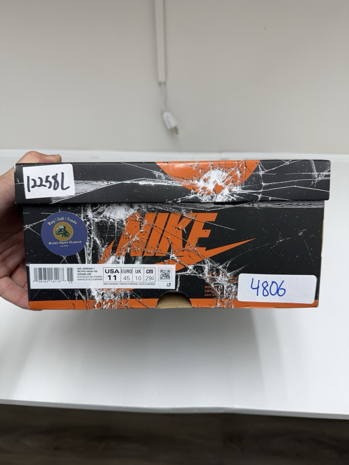 Size 11 - Jordan 1 Retro OG High Shattered Backboard (2025)