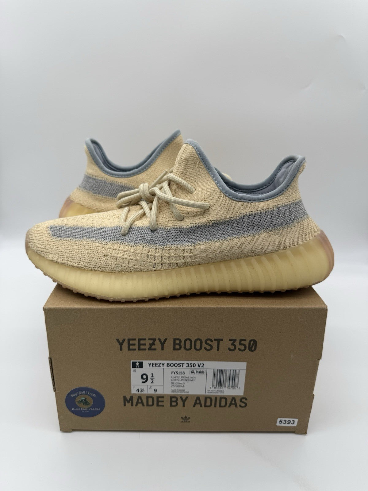 Size 9.5 - adidas Yeezy Boost 350 V2 Linen