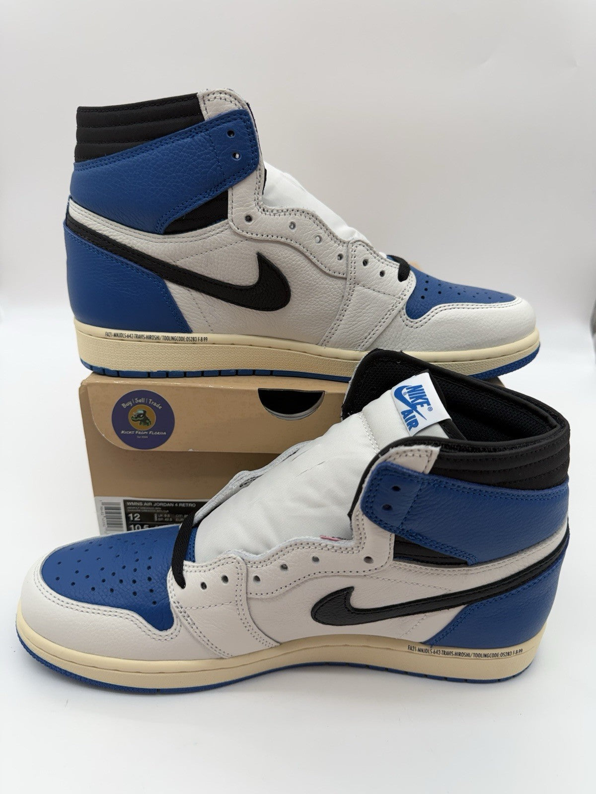 Size 10.5 - Jordan 1 Retro x Fragment Design x Travis Scott High (Brand New)