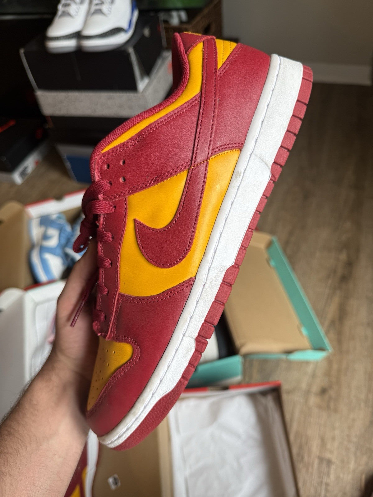 Size 13 - Nike Dunk Low USC Midas Gold