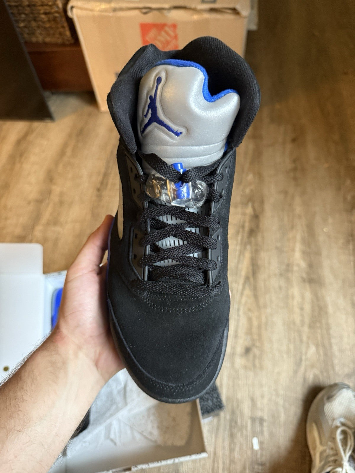 Size 8.5 - Jordan 5 Retro Mid Racer Blue