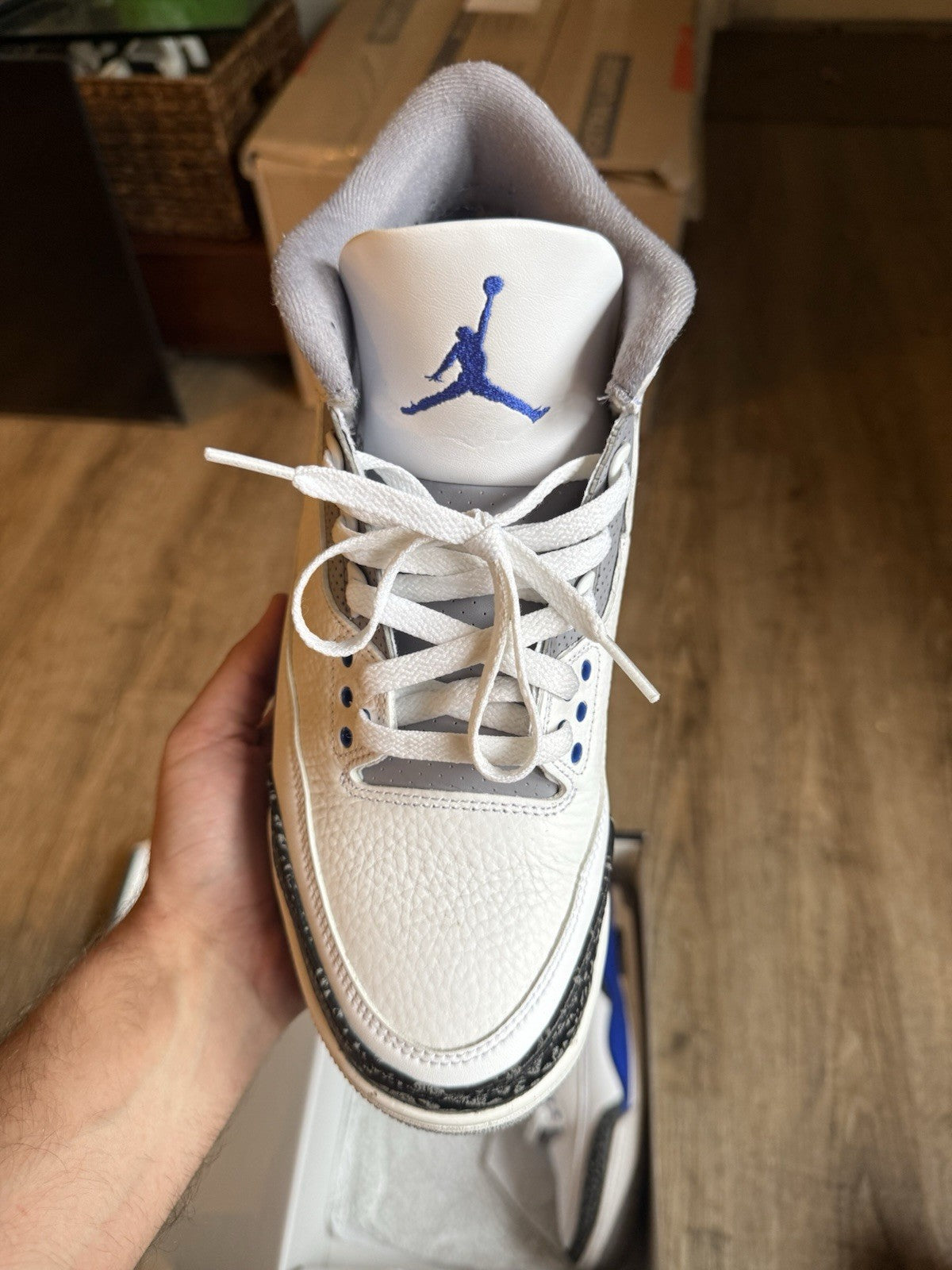 Size 10.5 - Jordan 3 Retro Mid Racer Blue