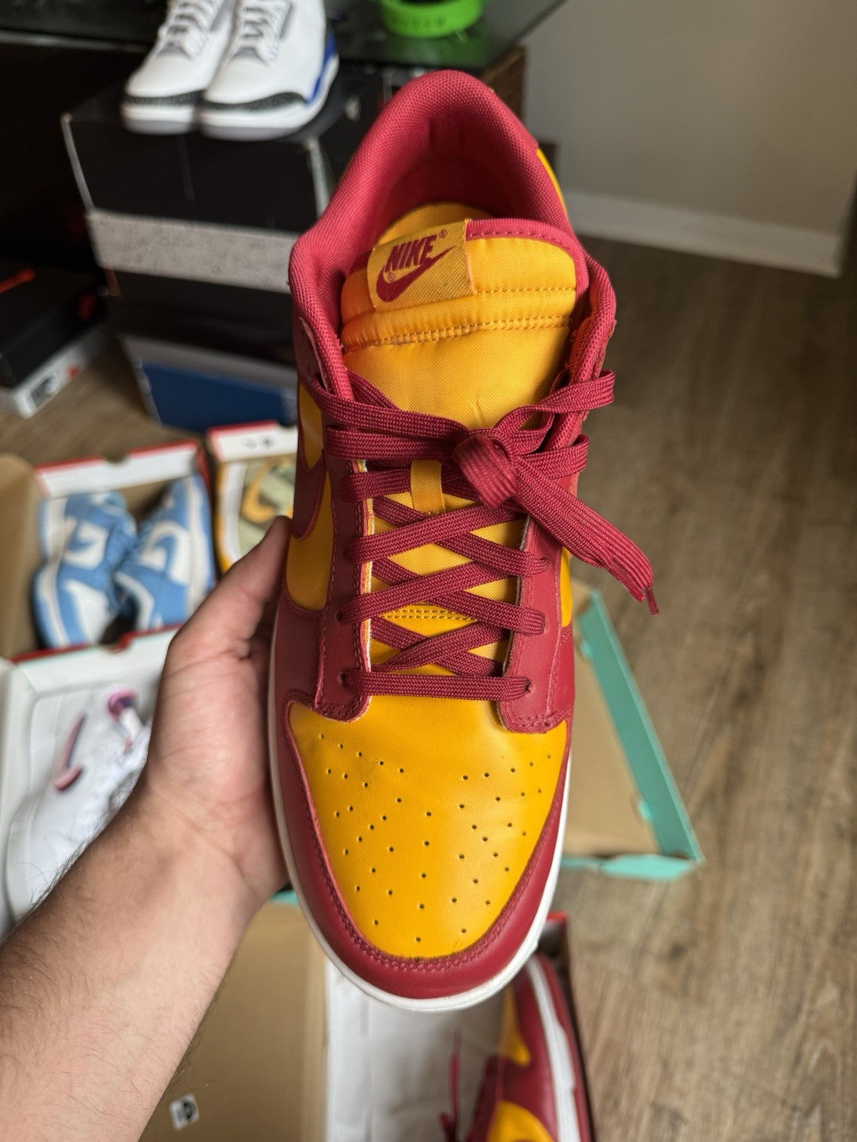 Size 13 - Nike Dunk Low USC Midas Gold