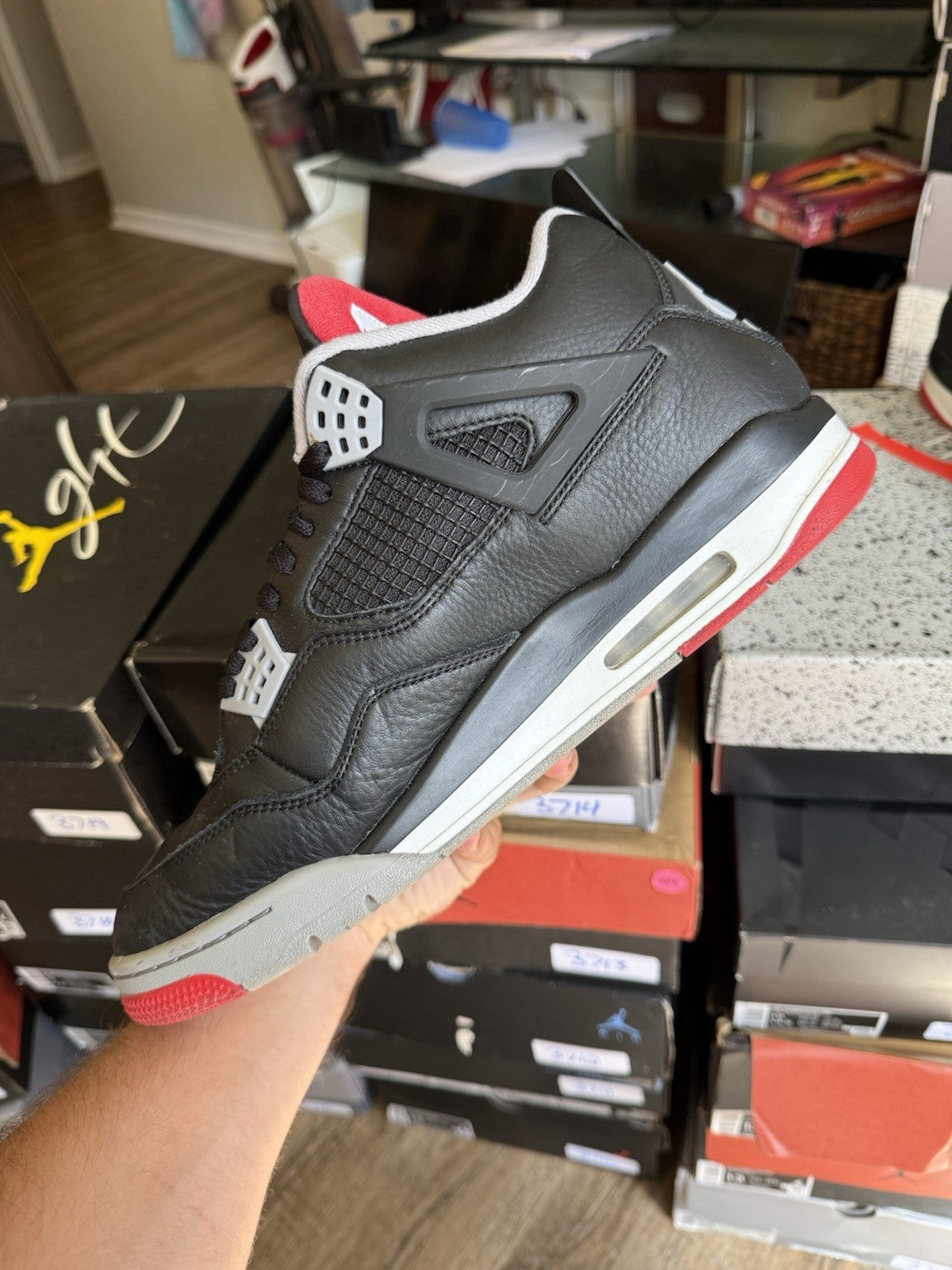 Size 13 - Jordan 4 Retro Bred Reimagined
