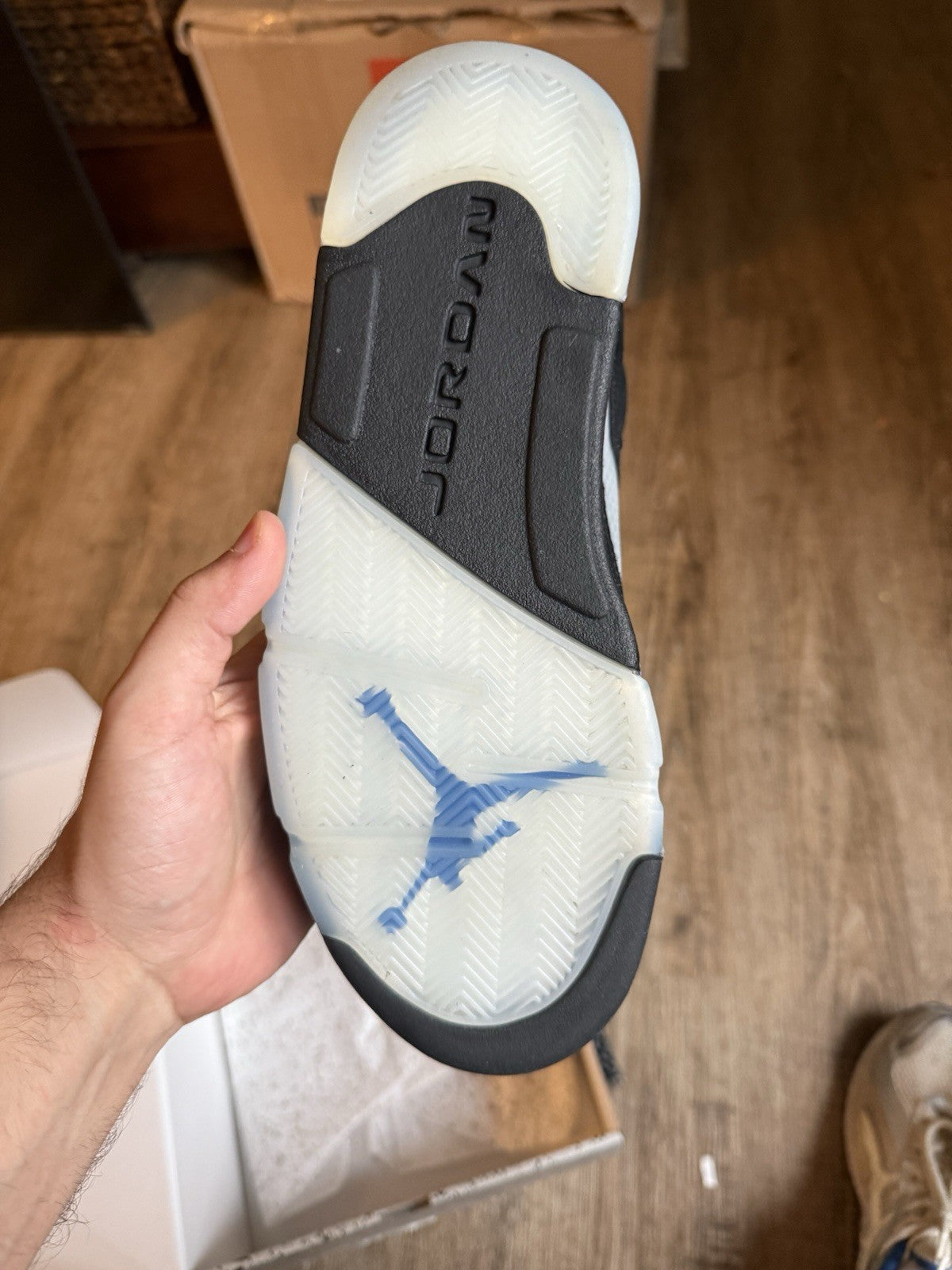 Size 8.5 - Jordan 5 Retro Mid Racer Blue