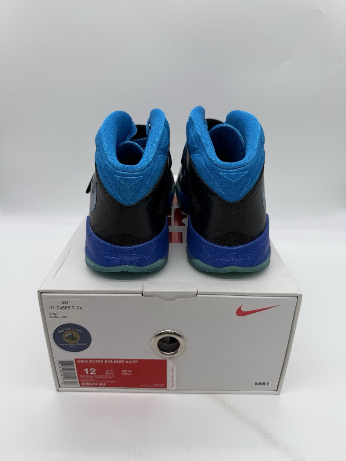 Size 12 - Nike Lebron Zoom Soldier 7 VII PP Blue (Brand New)