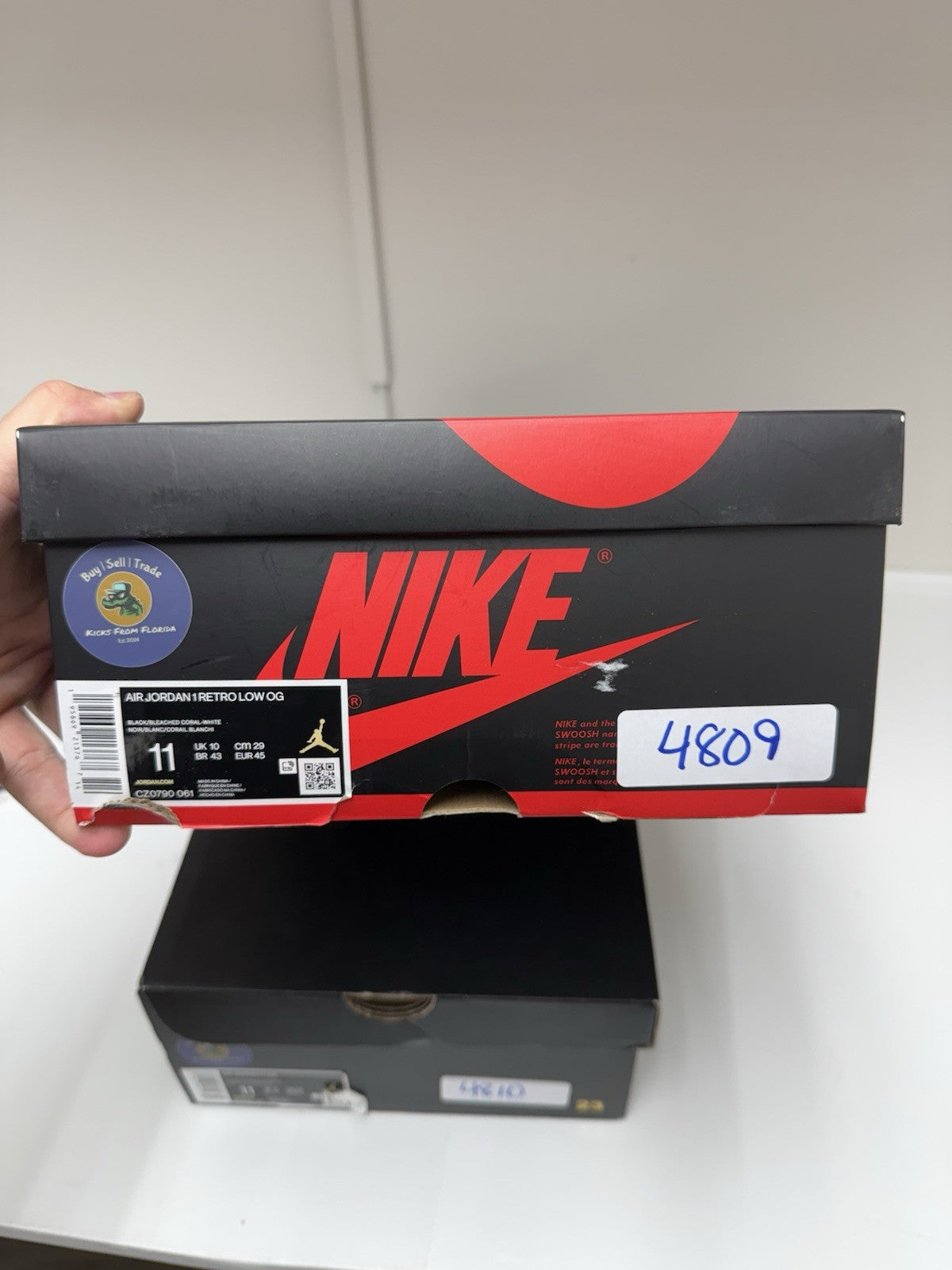 Size 11 - Jordan 1 High 85 Georgetown College Navy