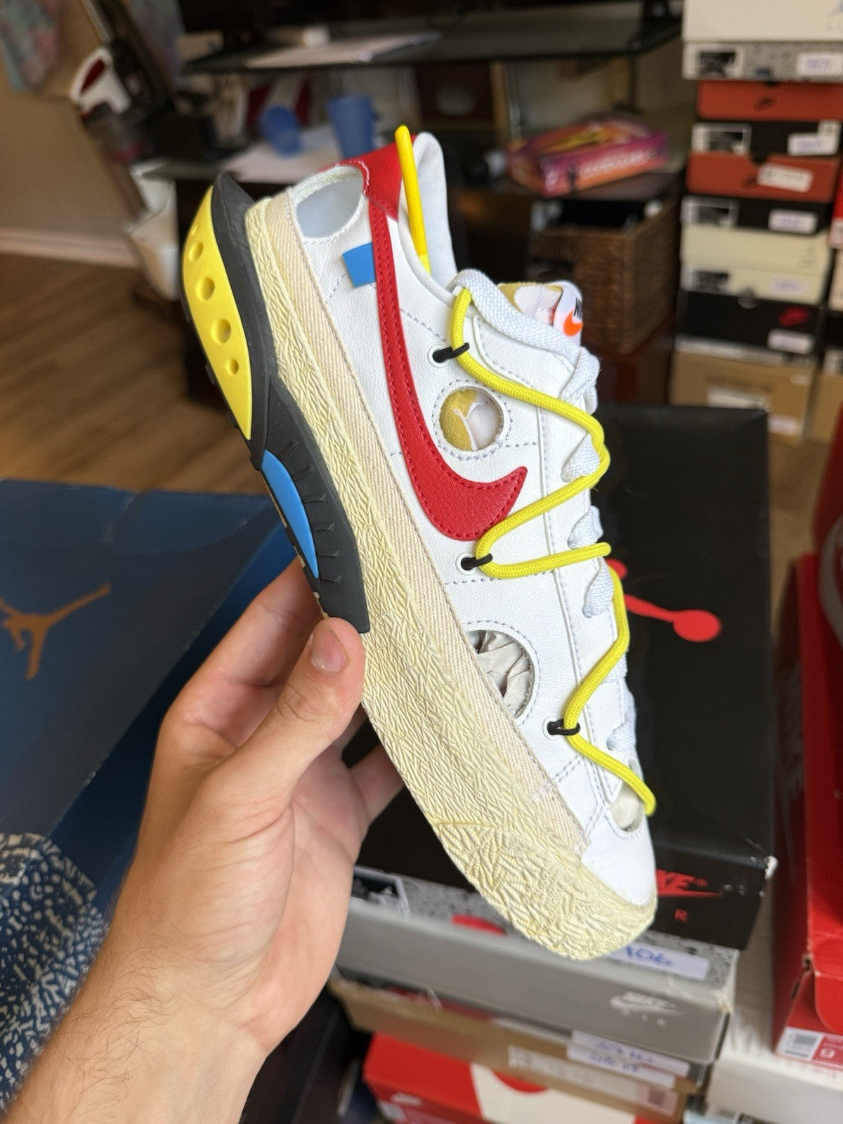 Size 8 - Nike Blazer Low x Off-White White 2022