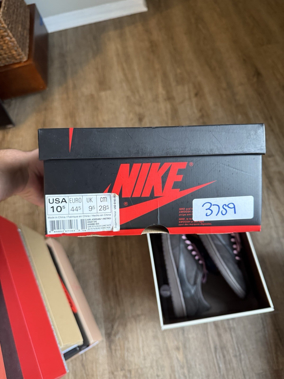 Size 10.5 - Jordan 1 Retro High Game Royal (2018)