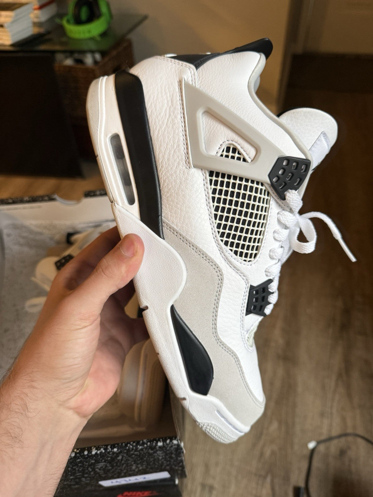 Size 10.5 - Jordan 4 Retro Mid Military Black