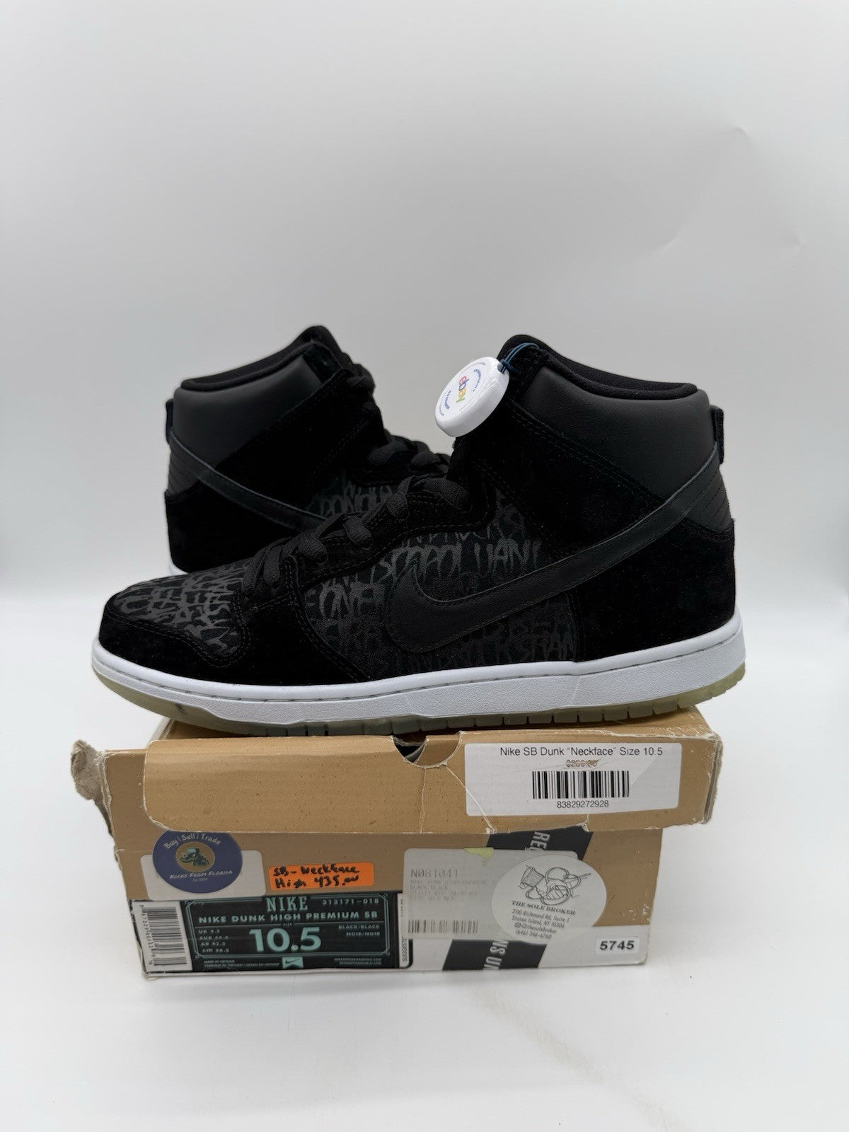 Size 10.5 - Nike SB Dunk High Neckface (Brand New)