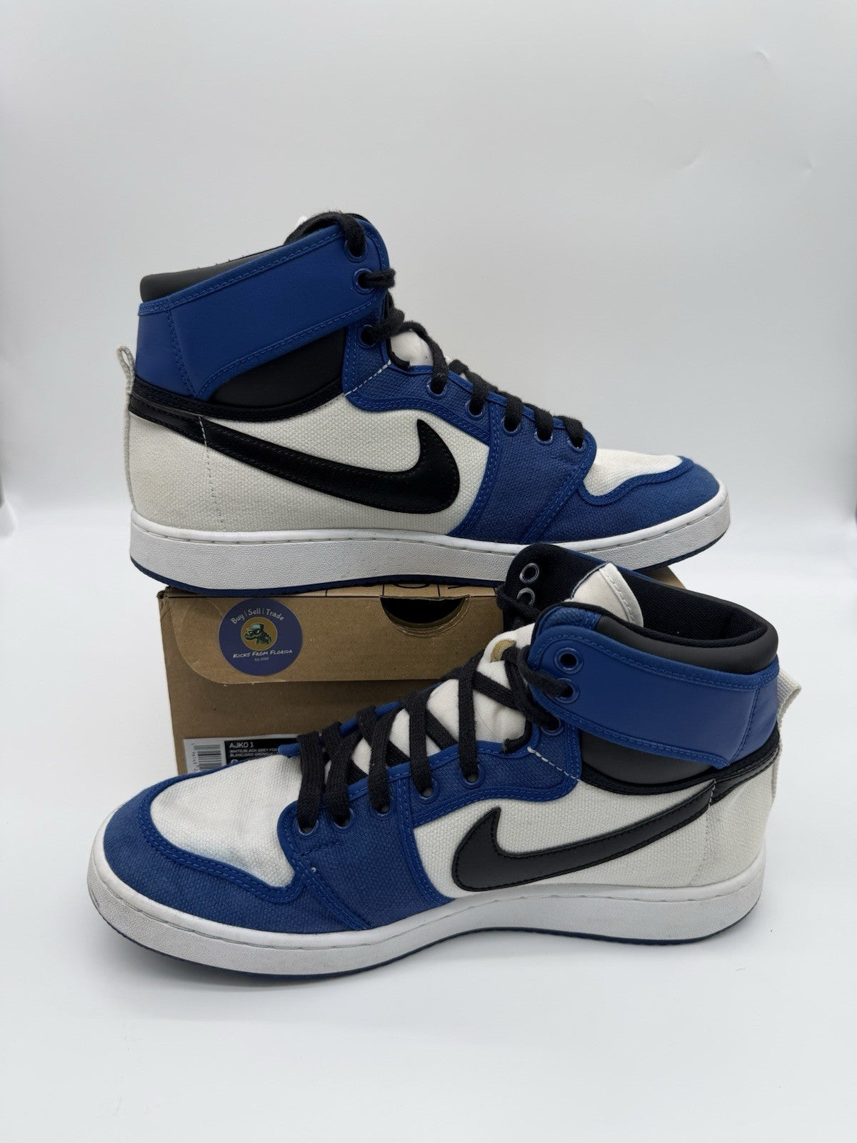 Size 9.5 - Jordan 1 Retro AJKO Storm Blue