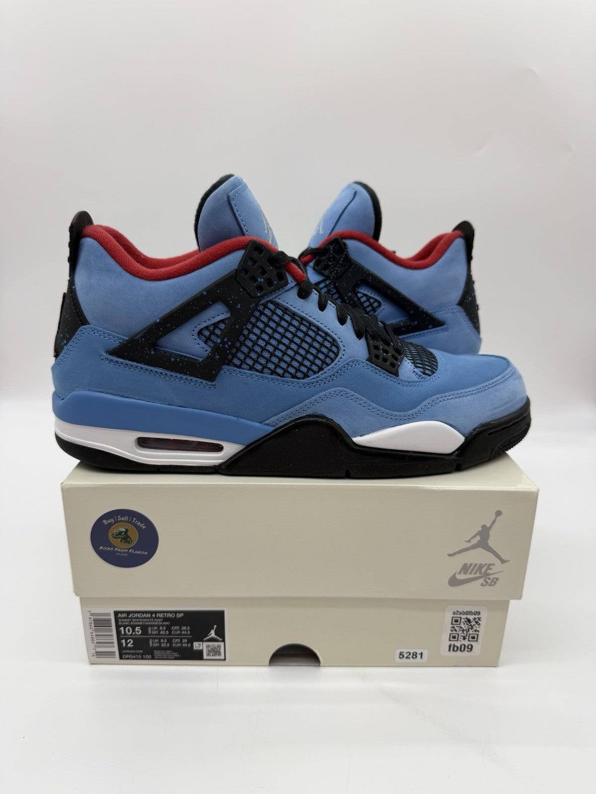 Size 10.5 - Jordan 4 Travis Scott Cactus Jack (Brand New)