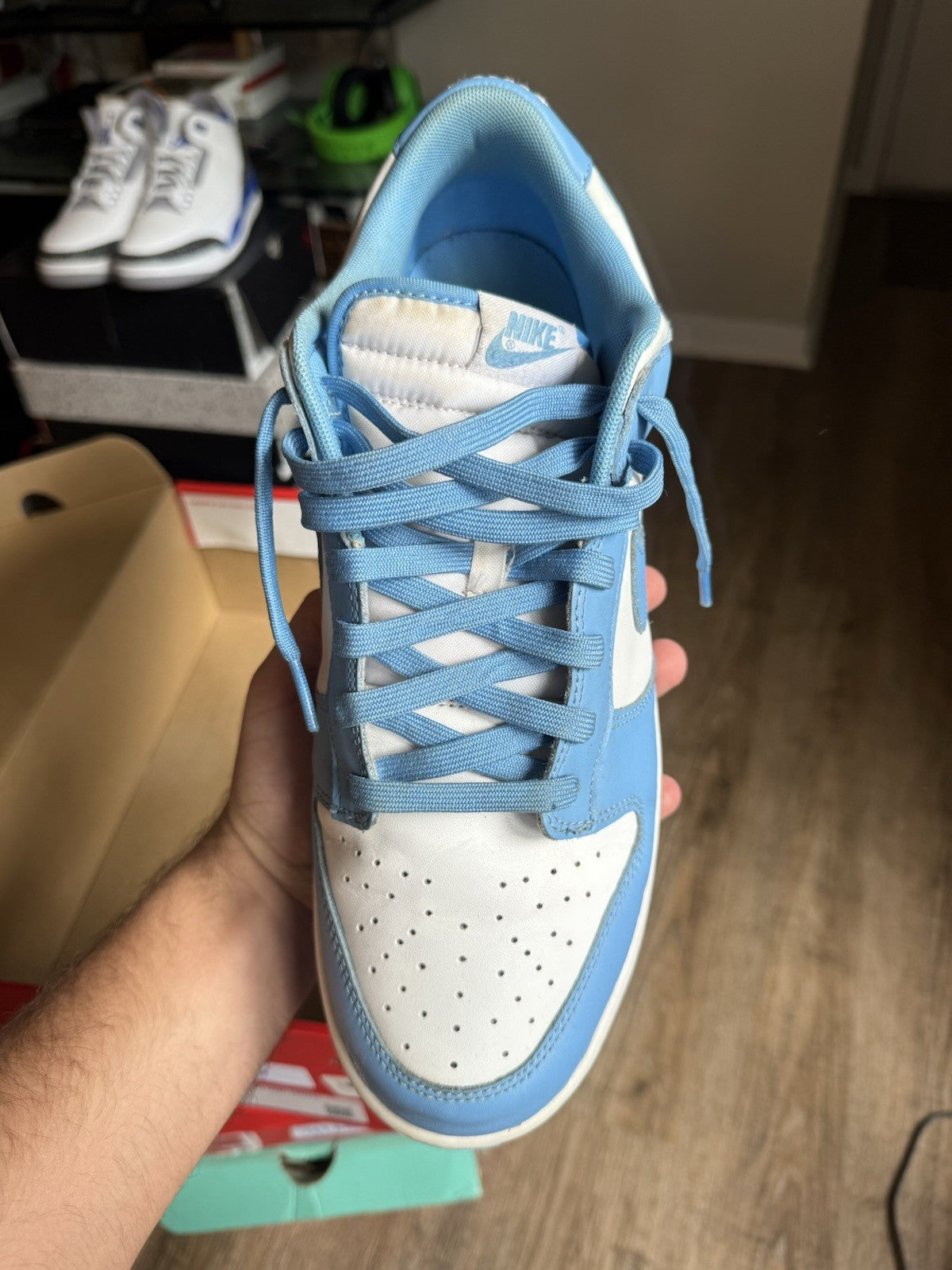 Size 13 - Nike Dunk Low UNC University Blue