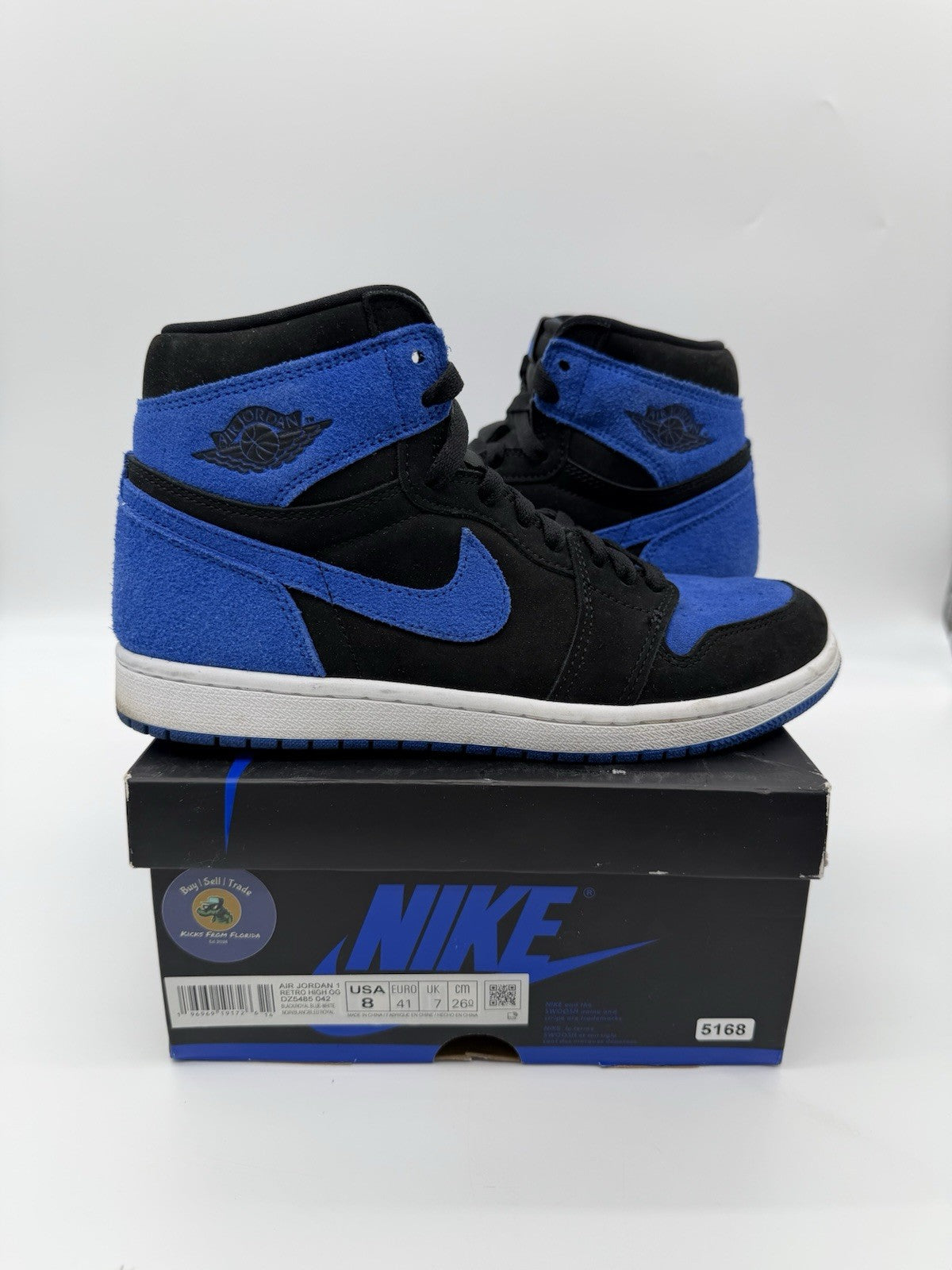 Size 8 - Jordan 1 Retro OG High Royal Reimagined