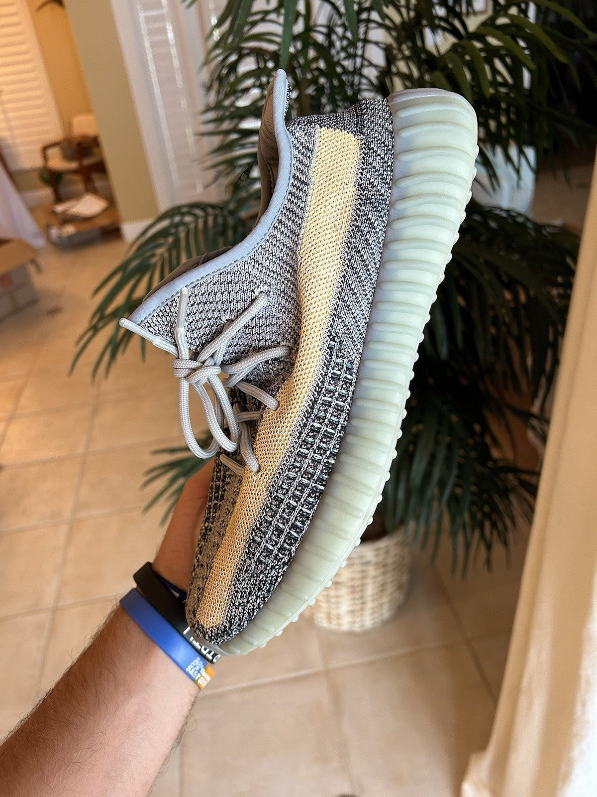 Size 10 - Adidas Yeezy Boost 350 V2 Ash Blue