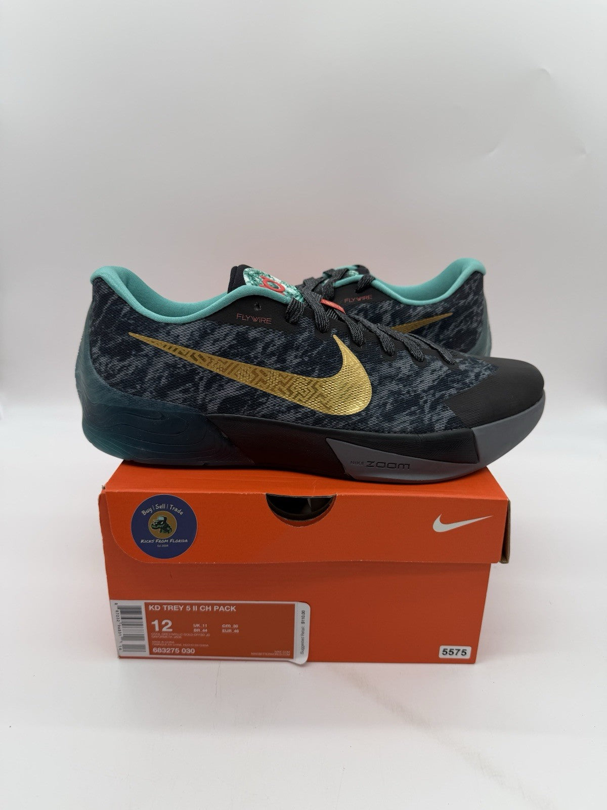 Size 12 - Nike KD 5 Trey China Pack (Brand New)