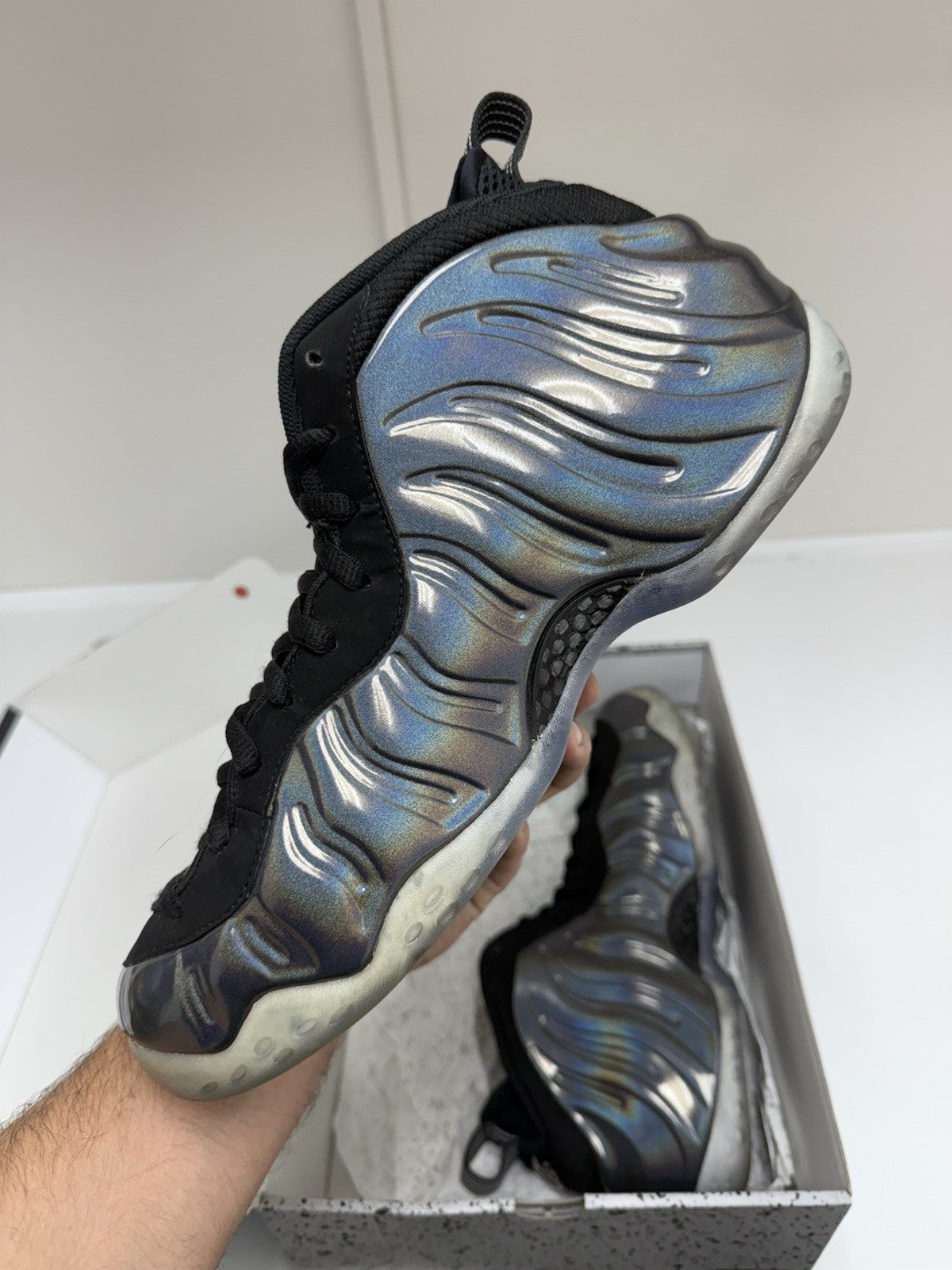 Size 11.5 - Nike Air Foamposite One Hologram