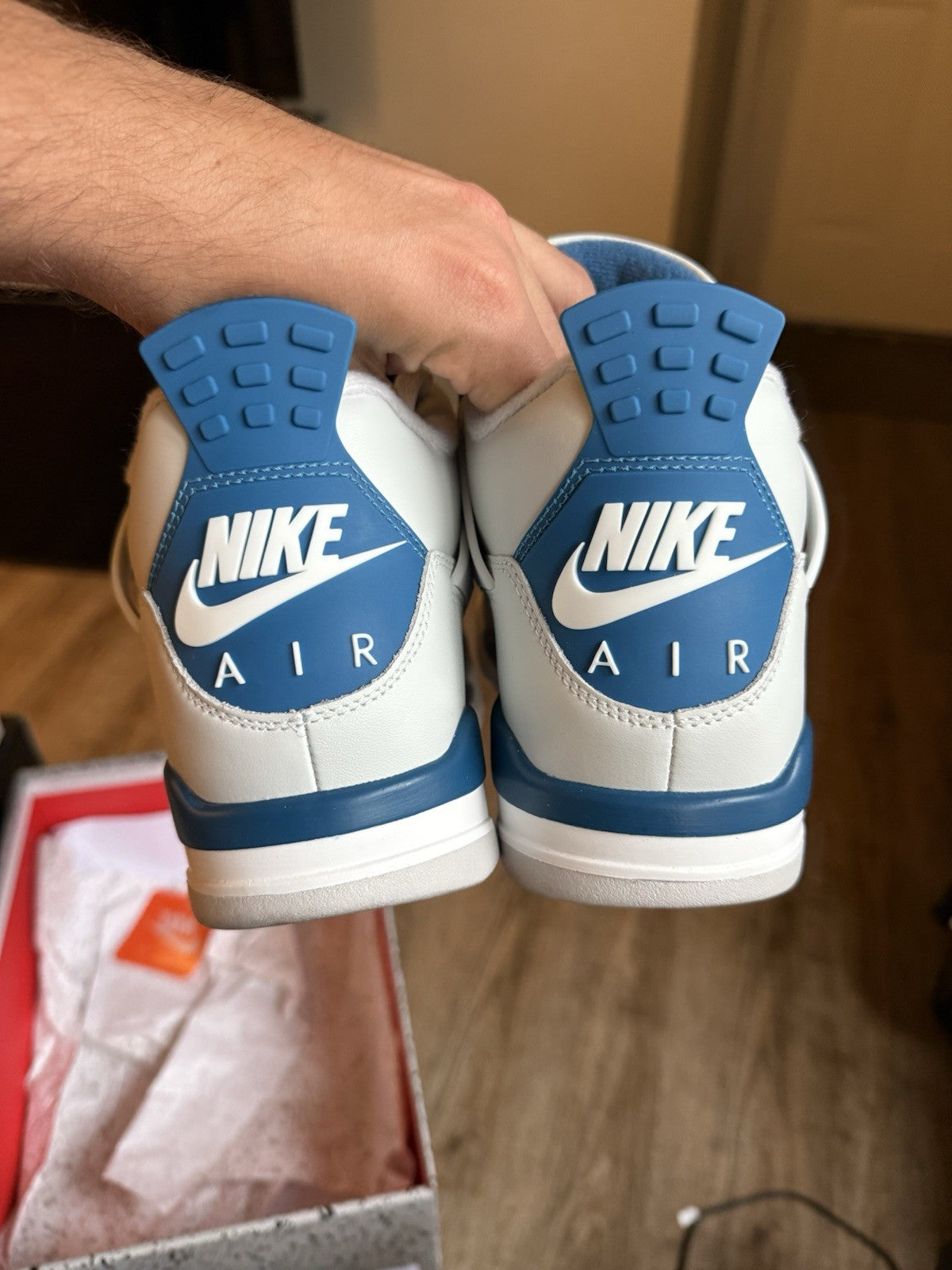 Size 9.5 - Jordan 4 Retro Military Blue (2024)