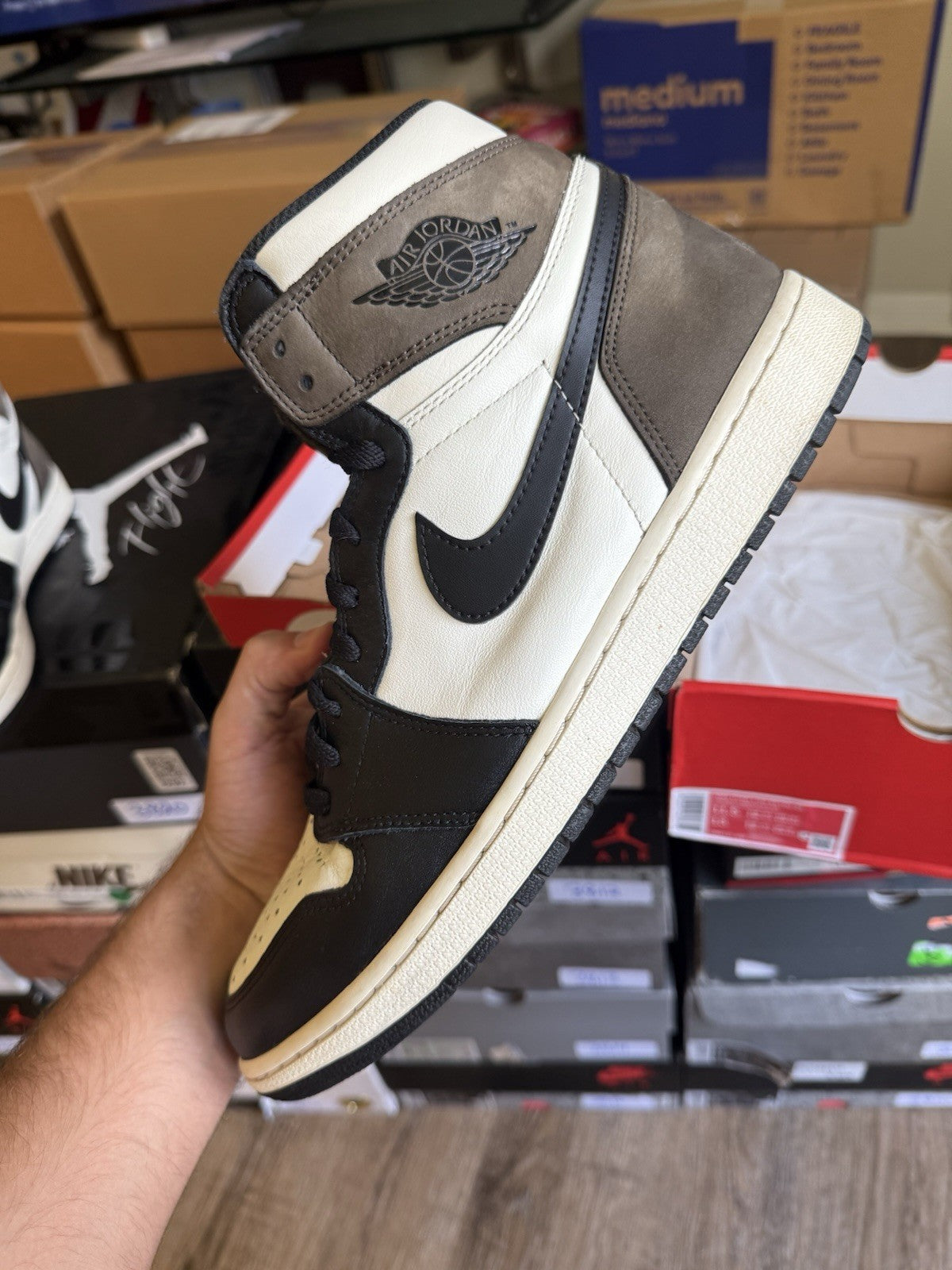 Size 12 - Jordan 1 Retro High OG Dark Mocha
