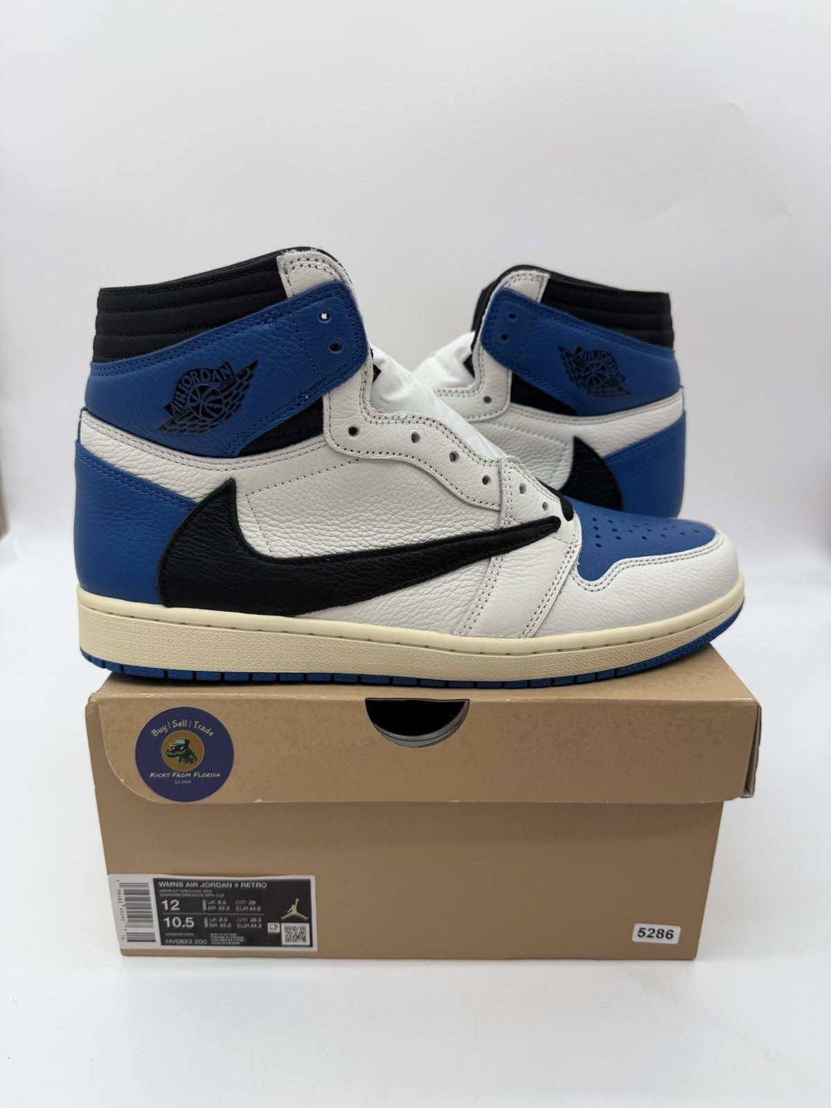 Size 10.5 - Jordan 1 Retro x Fragment Design x Travis Scott High (Brand New)