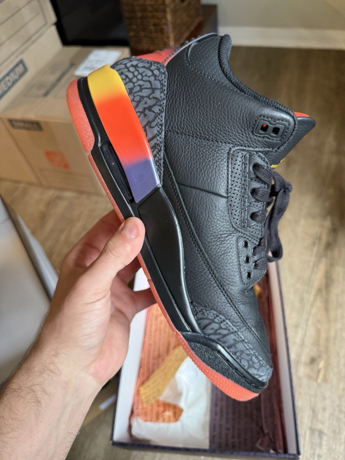 Size 9 - J Balvin x Jordan 3 Retro Rio