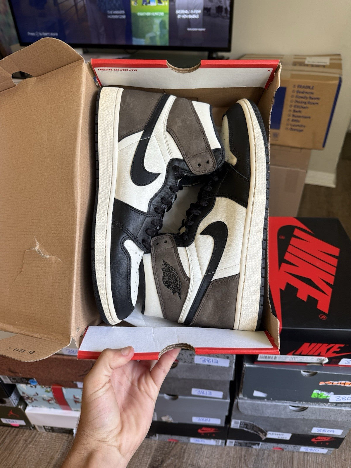 Size 12 - Jordan 1 Retro High OG Dark Mocha