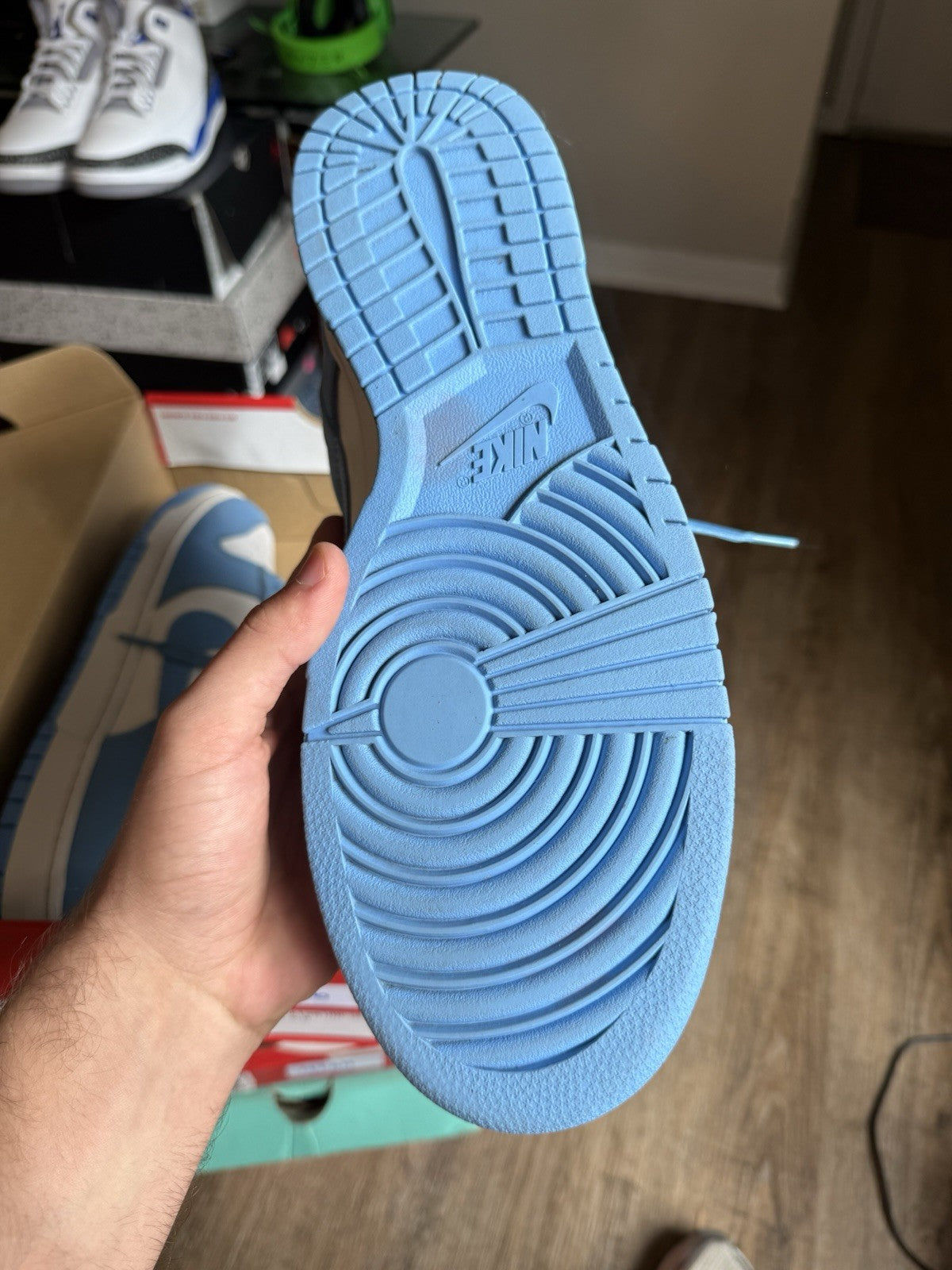 Size 13 - Nike Dunk Low UNC University Blue