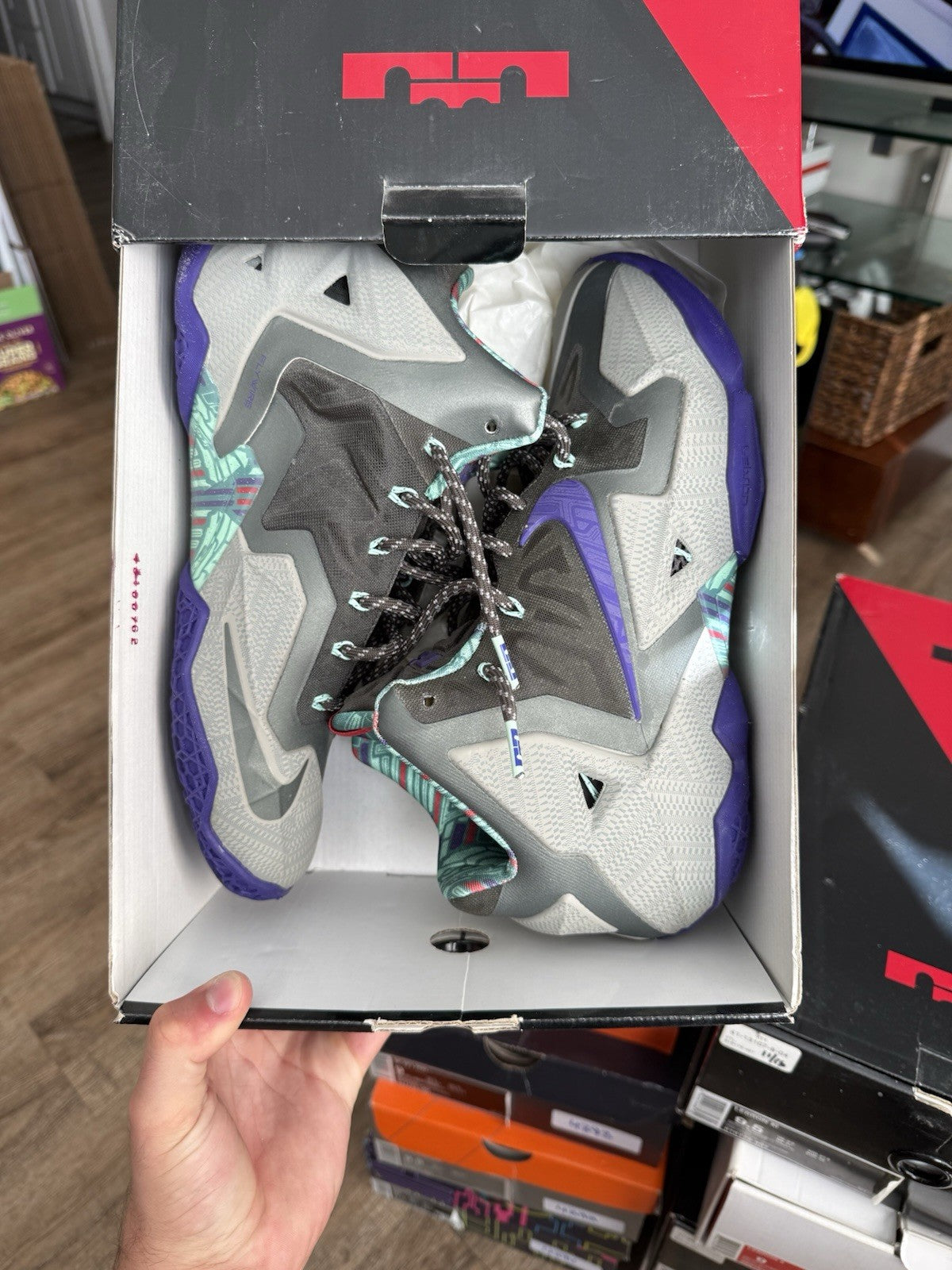 Size 9.5 - Nike LeBron 11 Terracotta Warrior