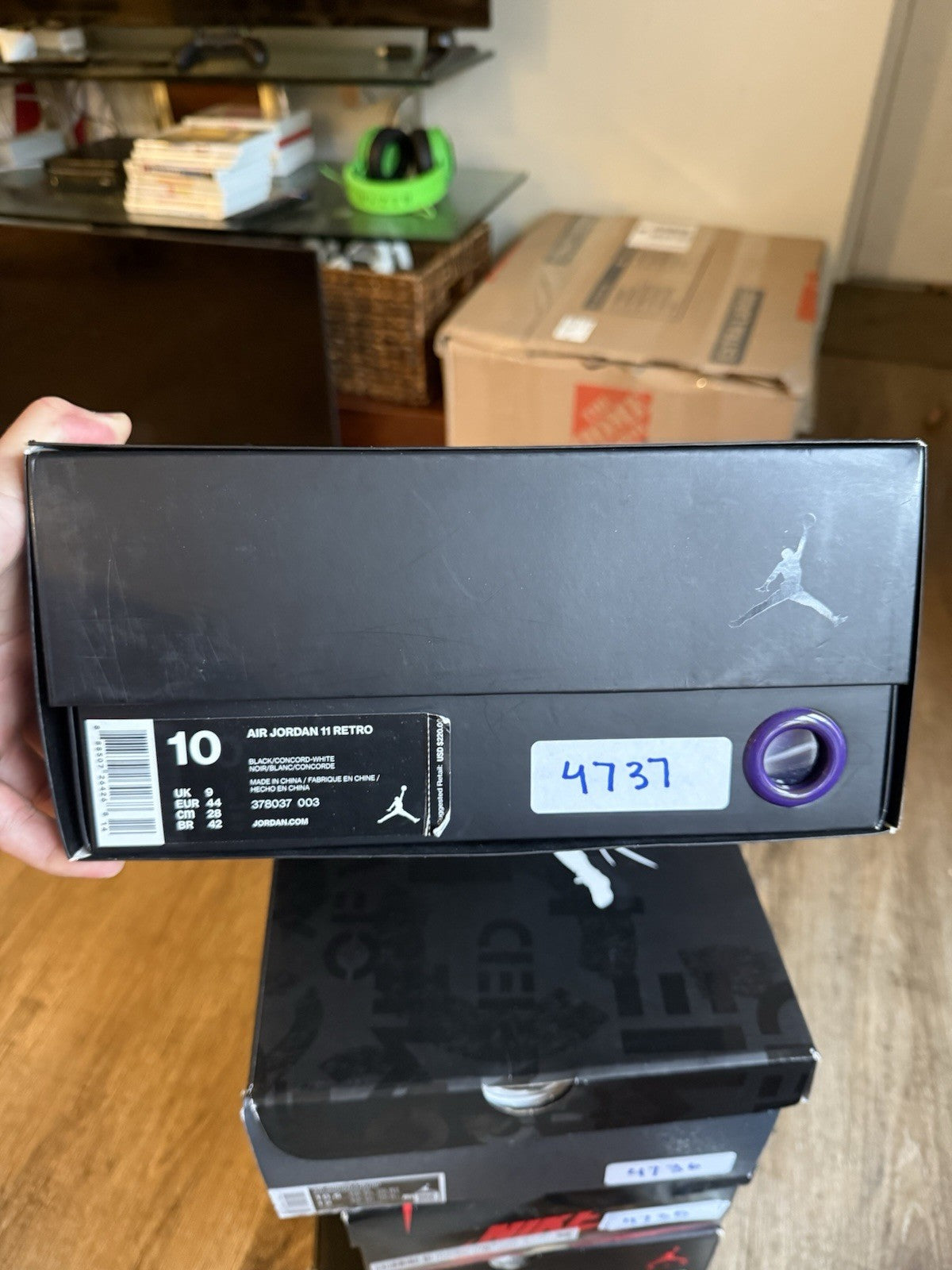 Size 10 - Jordan 11 Retro Space Jam (2016)