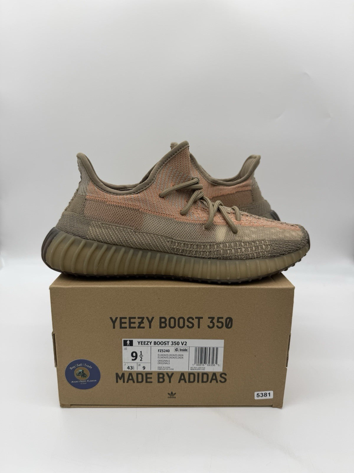 Size 9.5 - Yeezy Boost 350 V2 Sand Taupe
