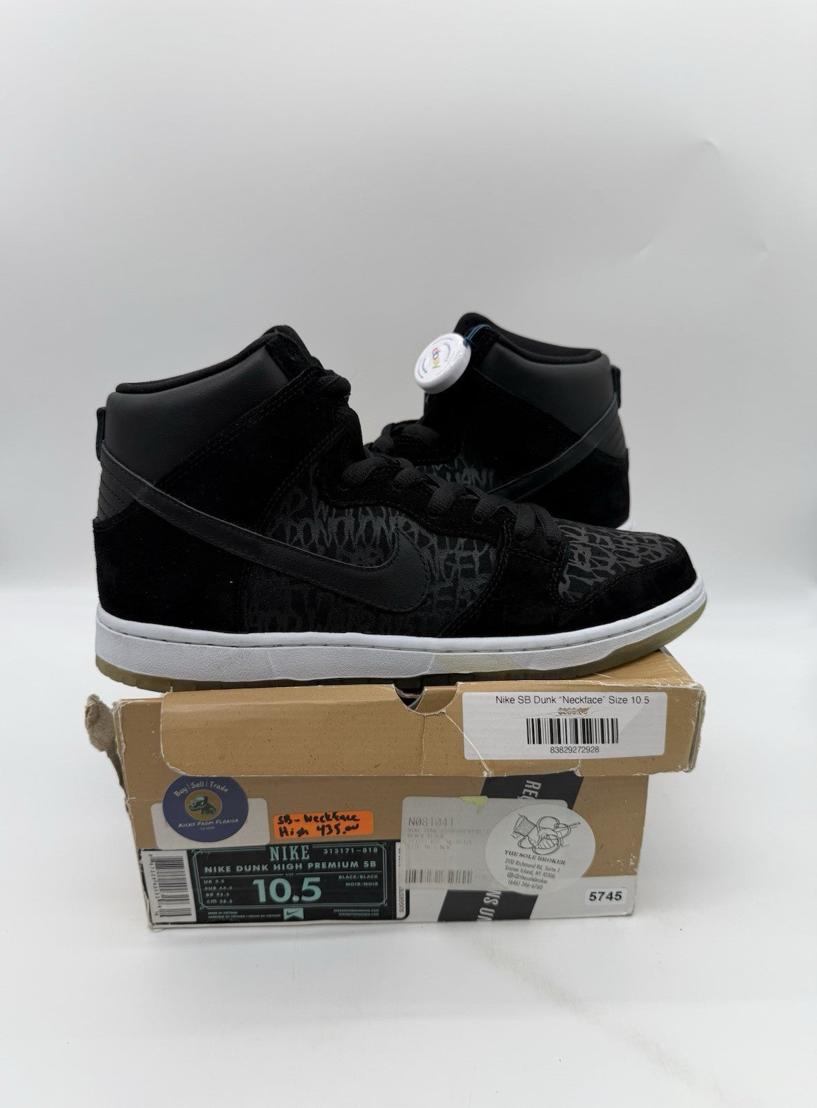 Size 10.5 - Nike SB Dunk High Neckface (Brand New)