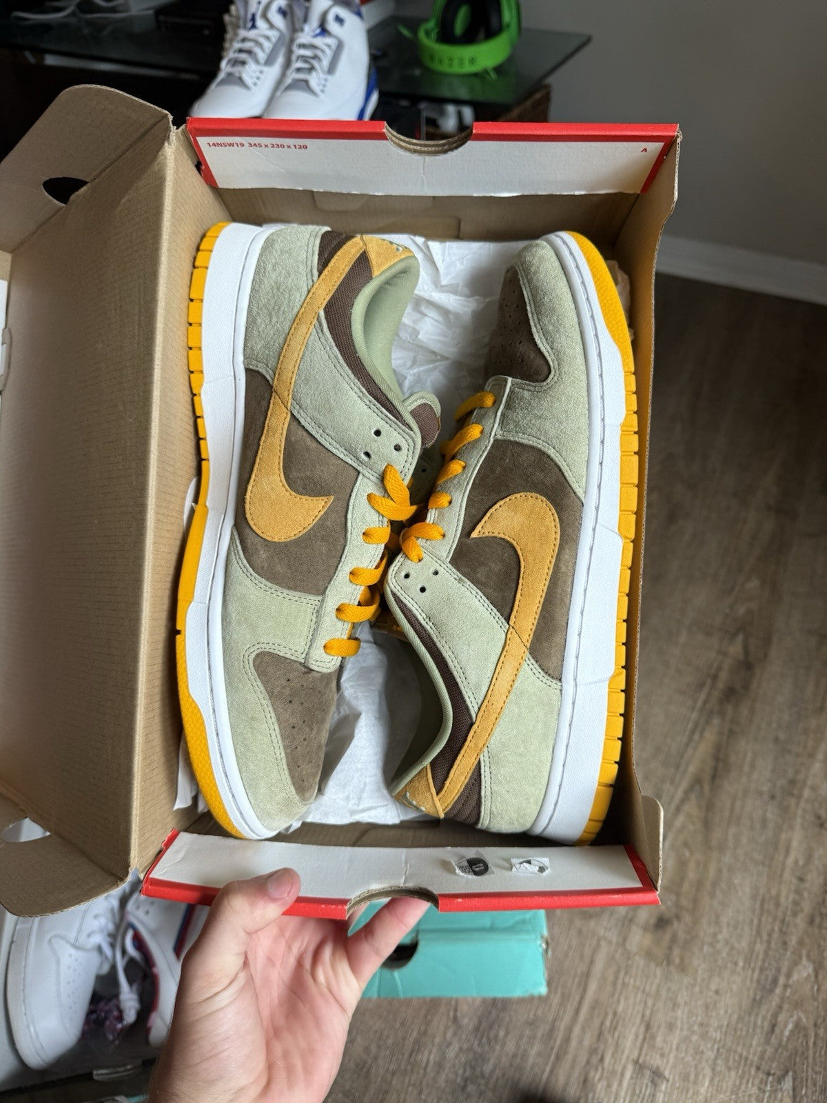 Size 13 - Nike Dunk Low Dusty Olive