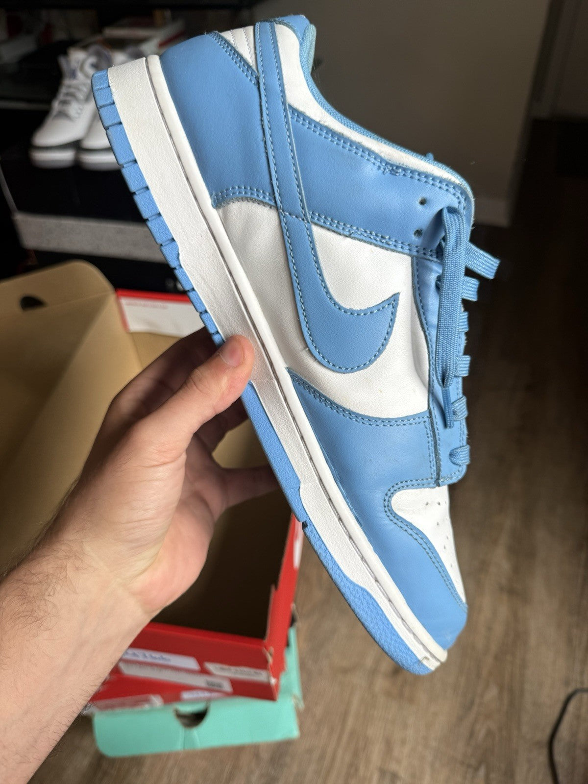 Size 13 - Nike Dunk Low UNC University Blue