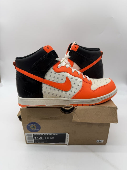 Size 11.5 - Nike Dunk High Premium Orange Blaze (Brand New)