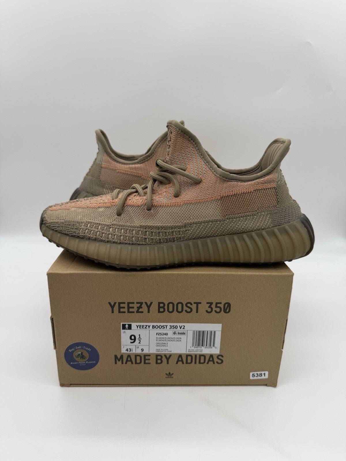Size 9.5 - Yeezy Boost 350 V2 Sand Taupe