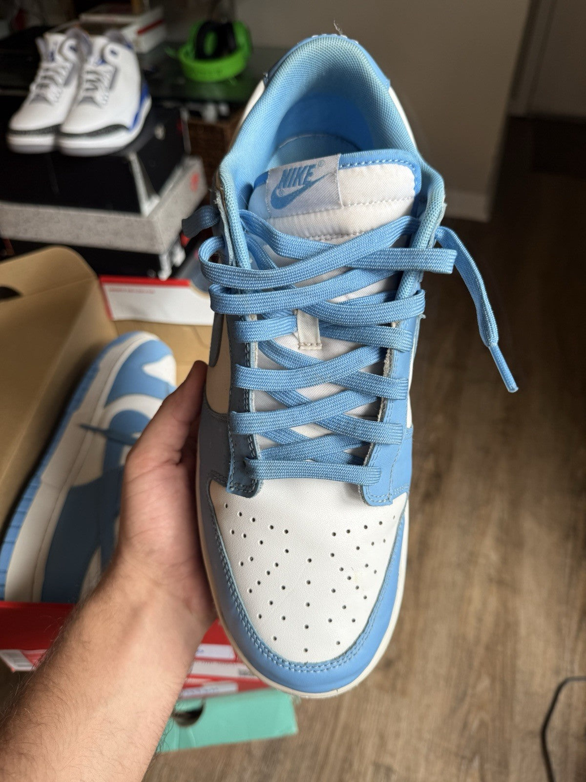 Size 13 - Nike Dunk Low UNC University Blue