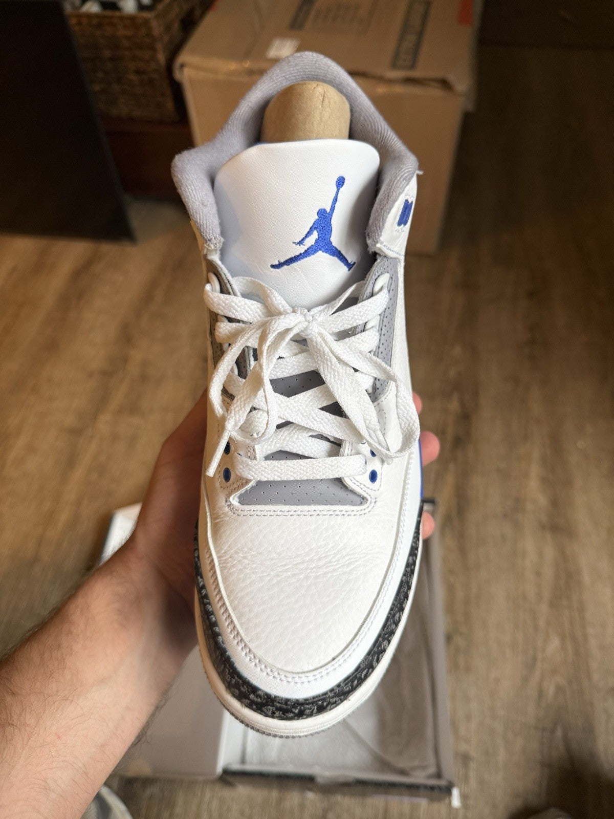 Size 10.5 - Jordan 3 Retro Mid Racer Blue